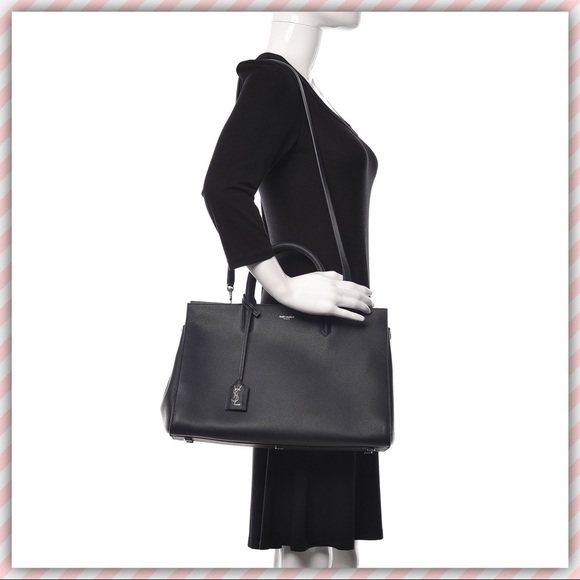 Yves Saint Laurent Handbags - Saint Laurent Cabas Rive Gauche Tote Bag